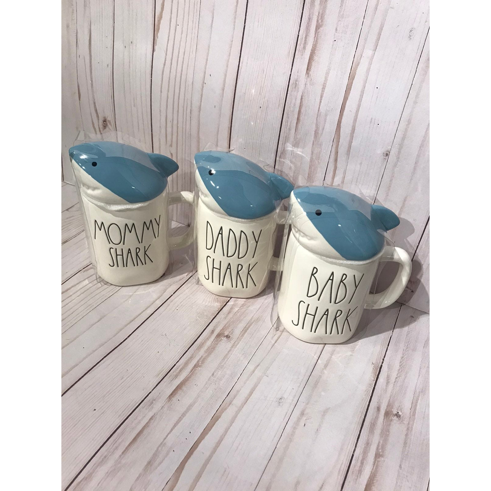 Rae Dunn Shark Mug Set